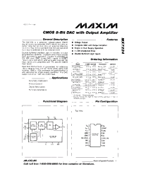 Datasheet MX7224L manufacturer MAXIM