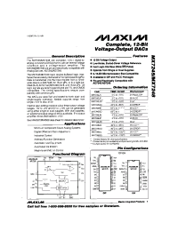 Datasheet MX7245A manufacturer MAXIM
