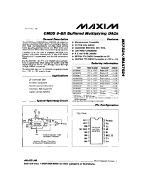 Datasheet MX7524B manufacturer MAXIM