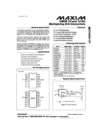 Datasheet MX7530K manufacturer MAXIM