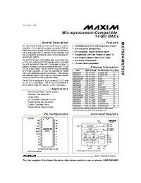 Datasheet MX7534BD manufacturer MAXIM
