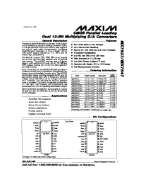 Datasheet MX7537 производства MAXIM