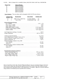 Datasheet MX7537SE/883B manufacturer MAXIM