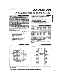 Datasheet MX7538AD производства MAXIM