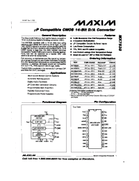 Datasheet MX7538AQ manufacturer MAXIM
