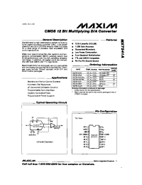 Datasheet MX7541A производства MAXIM