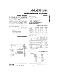 Datasheet MX7543AD manufacturer MAXIM