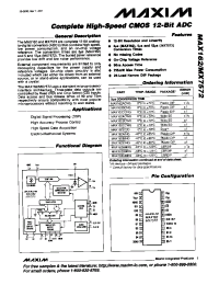 Datasheet MX7572C manufacturer MAXIM