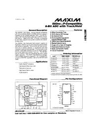 Datasheet MX7821 производства MAXIM