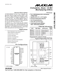 Datasheet MX7847KN manufacturer MAXIM