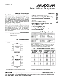 Datasheet MXD1013C/D080 manufacturer MAXIM