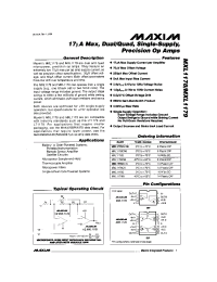 Datasheet MXL1178IN8 производства MAXIM