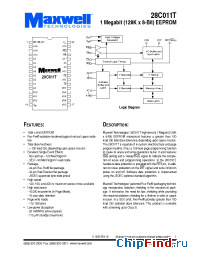 Datasheet 28C011TRPFE-12 manufacturer Maxwell