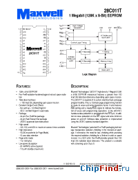 Datasheet 28C011TRT4F manufacturer Maxwell