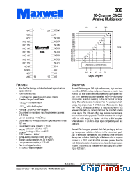 Datasheet 306RPFS manufacturer Maxwell