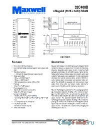 Datasheet 32C408B manufacturer Maxwell