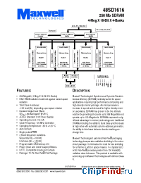 Datasheet 48SD1616RPFE manufacturer Maxwell