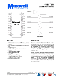 Datasheet 54BCT244RPFE manufacturer Maxwell