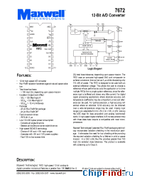 Datasheet 7672 manufacturer Maxwell