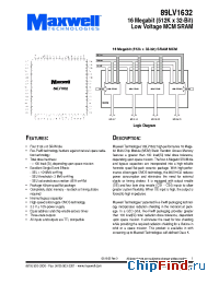 Datasheet 89LV1632RPQH-30 manufacturer Maxwell