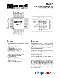Datasheet 9240LPRPQB manufacturer Maxwell
