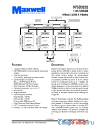 Datasheet 97SD3232RPMK manufacturer Maxwell