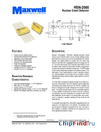 Datasheet HSN-2000 manufacturer Maxwell