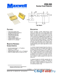 Datasheet HSN-500 manufacturer Maxwell