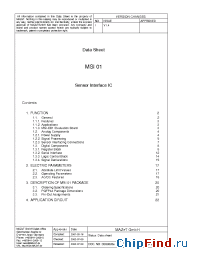 Datasheet MSI-EB1 manufacturer MAZeT