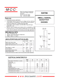 Datasheet BAT86 manufacturer MCC
