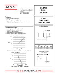 Datasheet DL4750 производства MCC