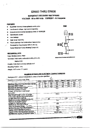Datasheet ER601A производства MCC