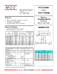 Datasheet FST7135SM manufacturer MCC