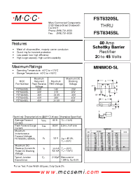 Datasheet FST8330SL manufacturer MCC