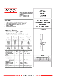 Datasheet GP30G производства MCC