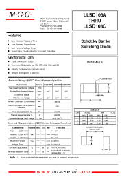 Datasheet LLSD103B производства MCC
