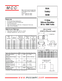 Datasheet S5B производства MCC