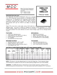 Datasheet SM8LC24 manufacturer MCC