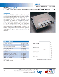 Datasheet AY-G64S manufacturer MCE KDI