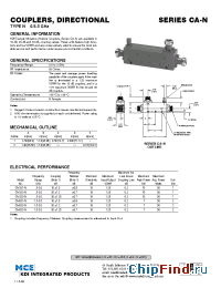 Datasheet CA-521-N производства MCE KDI