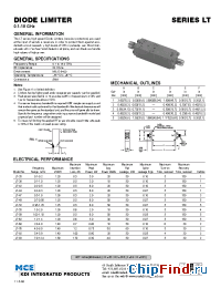 Datasheet LT-62 manufacturer MCE KDI