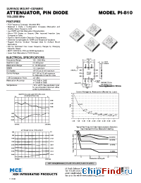Datasheet PI-810 manufacturer MCE KDI