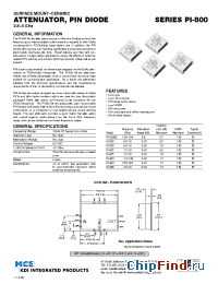Datasheet PI-850 manufacturer MCE KDI
