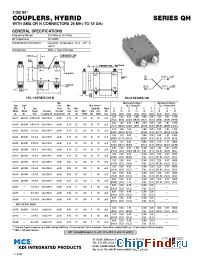 Datasheet QH-33 manufacturer MCE KDI