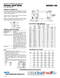 Datasheet QQ-28 manufacturer MCE KDI