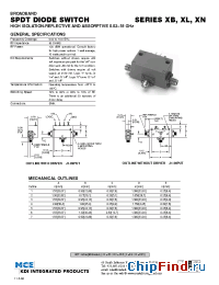 Datasheet XB-42-HAD-1 manufacturer MCE KDI