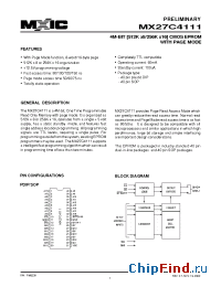 Datasheet 27C4111-10 manufacturer Macronix