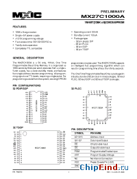 Datasheet MX27C1000APC-90 производства Macronix