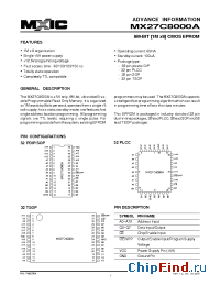 Datasheet MX27C8000API-12 производства Macronix