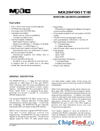 Datasheet MX29F001TTC-70 manufacturer Macronix